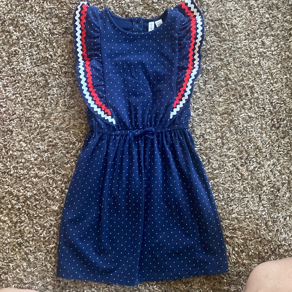 Janie and Jack ruffle dress girl’s size 6